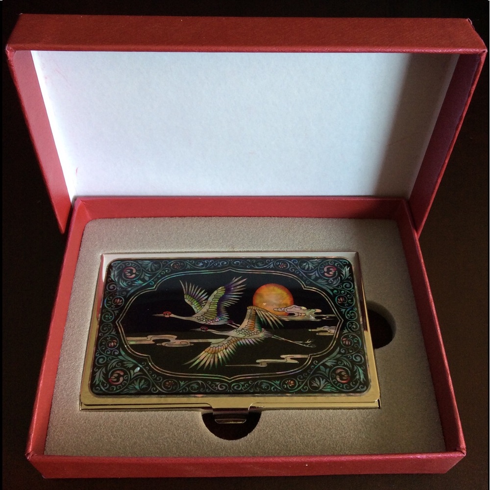 A NEW Authentic South Korea Business Card Holder